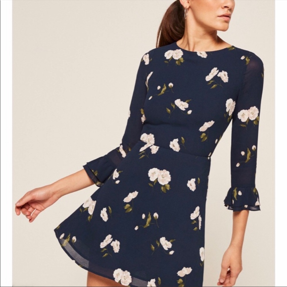 Reformation Finch Dress in Opaline Sz. 4P